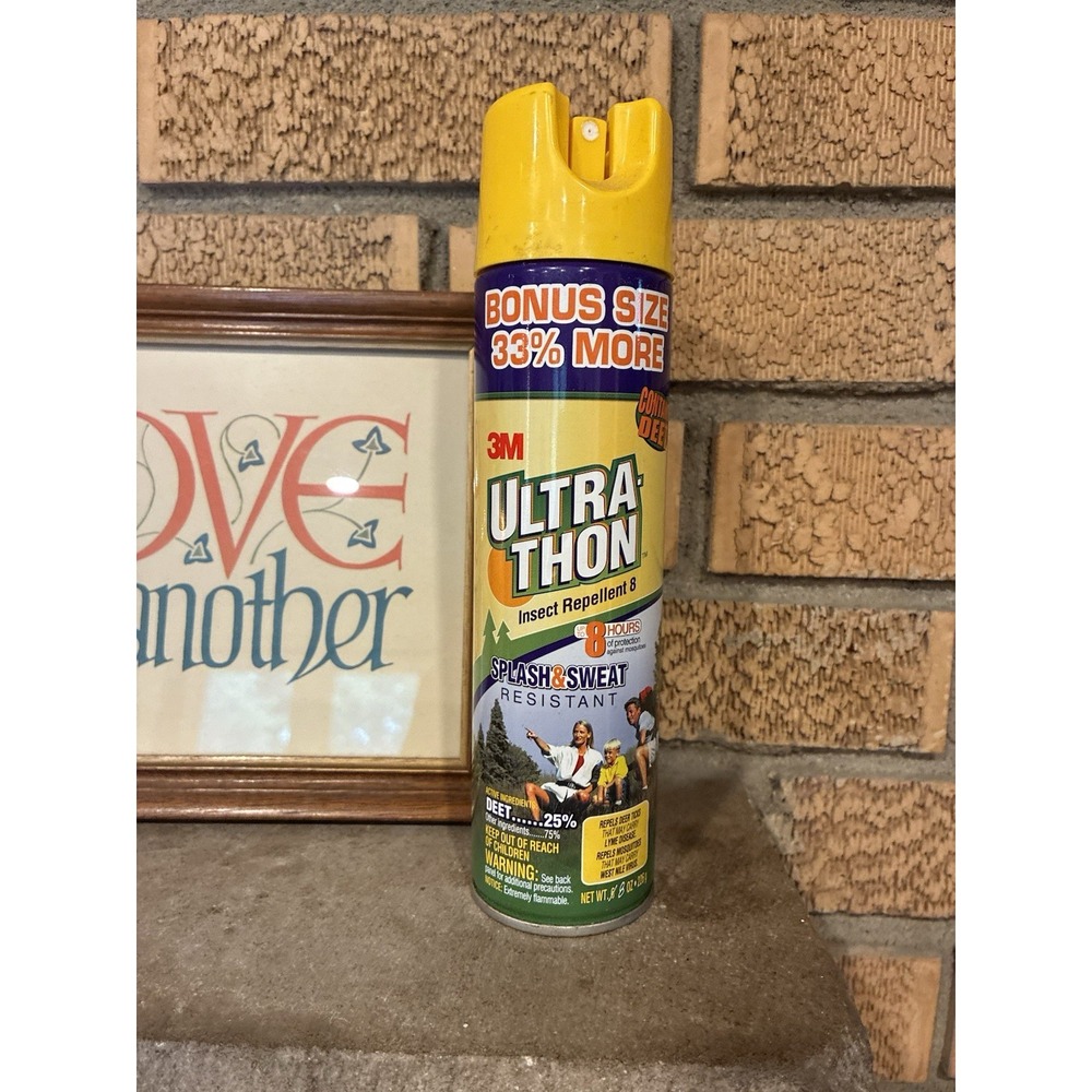 3M Ultrathon 6oz Insect Repellent 8 Hr Protection Vintage NOS